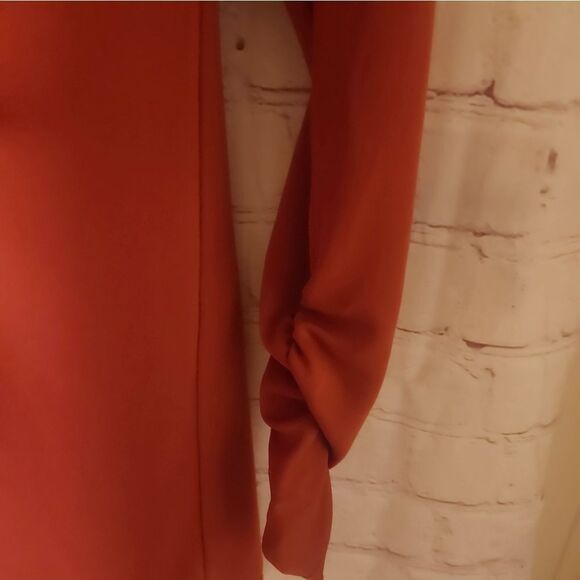 NWT Cinq a Sept  "Arden" Ruched Matte Jersey Button-up Mini Dress sz.S Ret.$345 - Picture 4 of 8